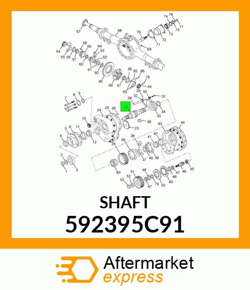 SHAFT 592395C91