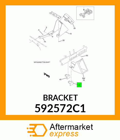 BRACKET 592572C1