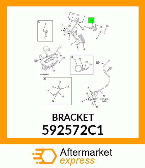 BRACKET 592572C1