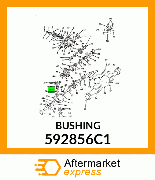 BUSHING 592856C1