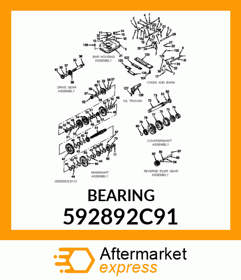 BEARING 592892C91