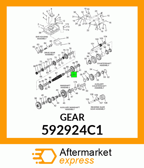 GEAR 592924C1