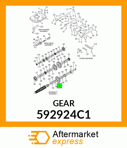 GEAR 592924C1