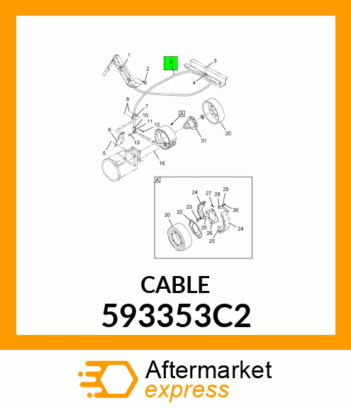 CABLE 593353C2