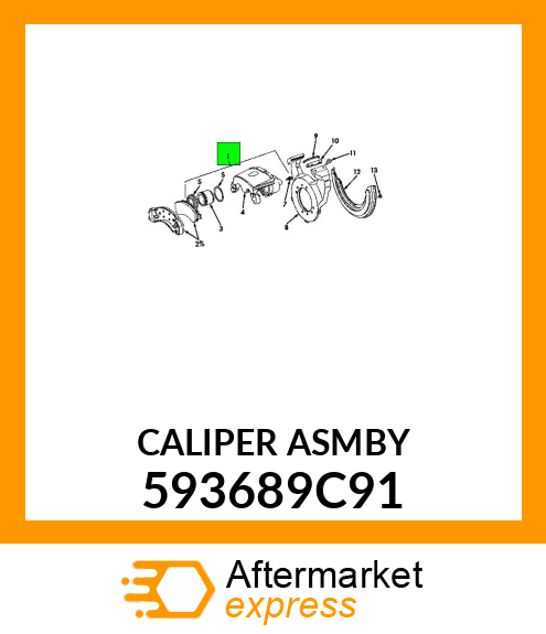 CALIPERASMB 593689C91