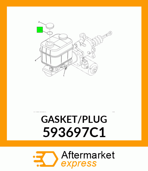 GASKET/PLUG 593697C1