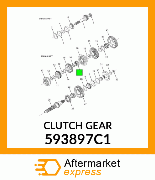 CLUTCHGEAR 593897C1