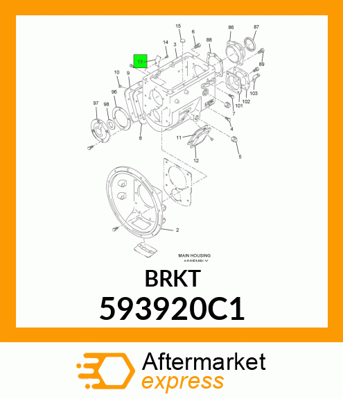 BRKT 593920C1