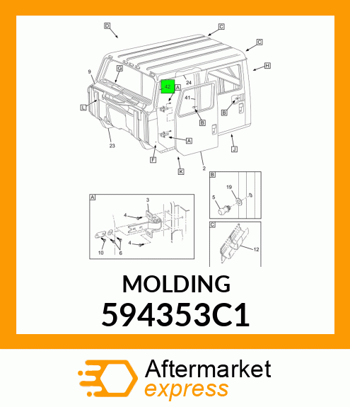 MOLDING 594353C1