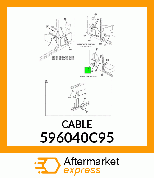 CABLE 596040C95