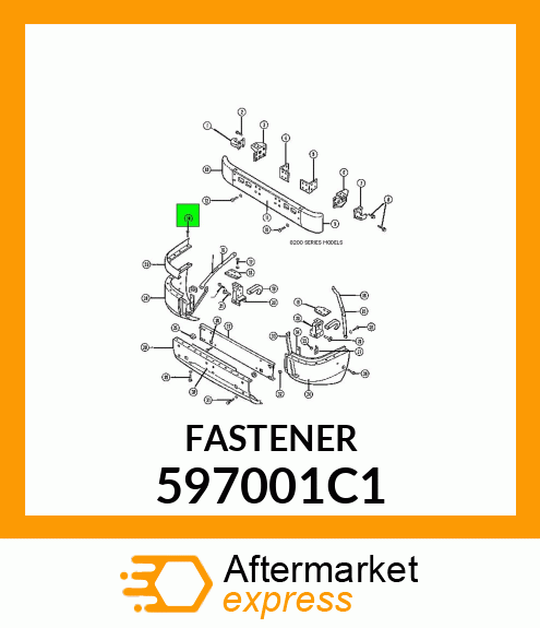 FASTENER 597001C1