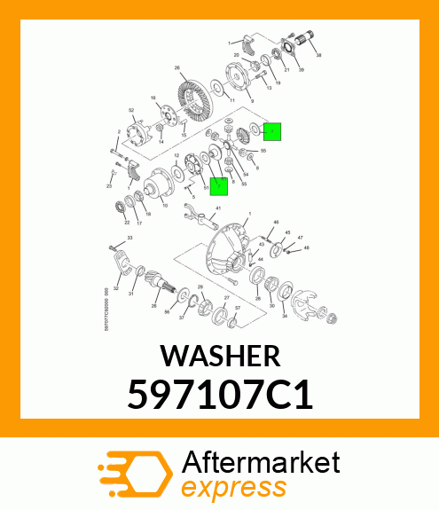 WASHER 597107C1