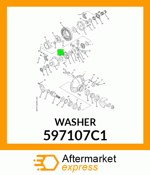 WASHER 597107C1