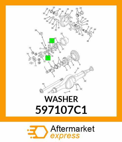 WASHER 597107C1