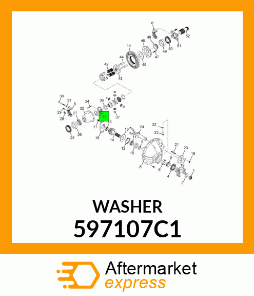 WASHER 597107C1