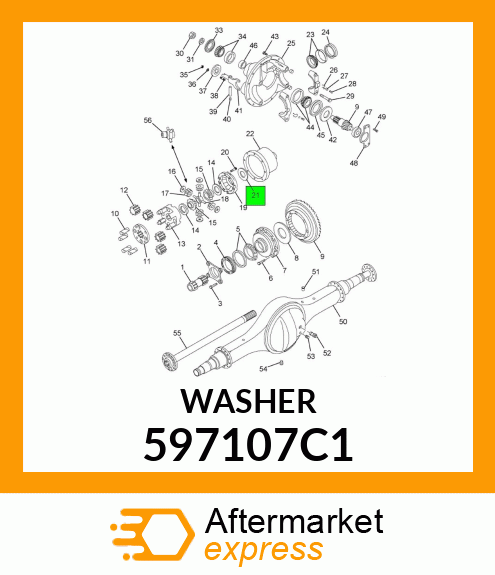 WASHER 597107C1