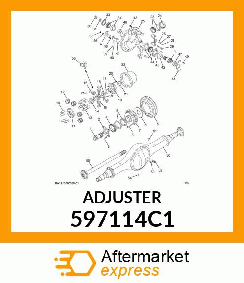 ADJUSTER 597114C1