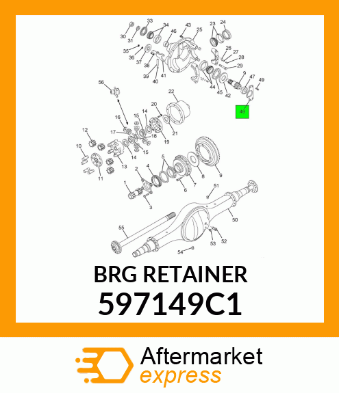 BRGRETAINER 597149C1