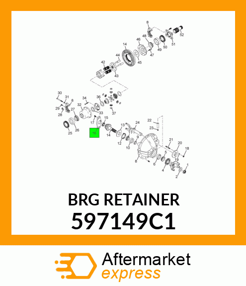 BRGRETAINER 597149C1