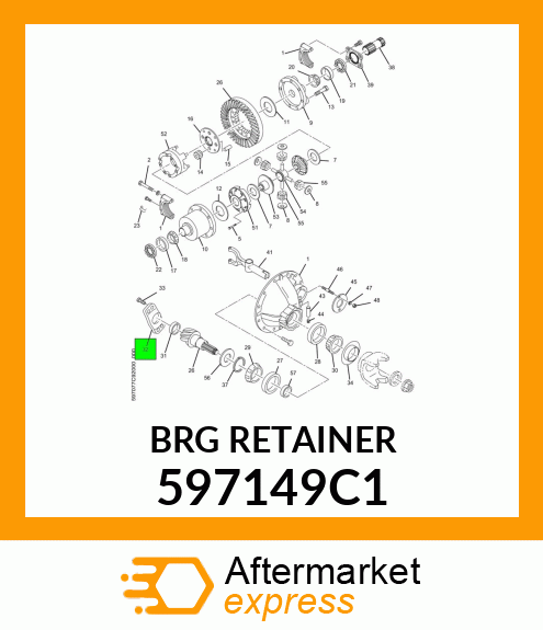 BRGRETAINER 597149C1