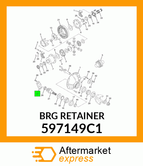 BRGRETAINER 597149C1