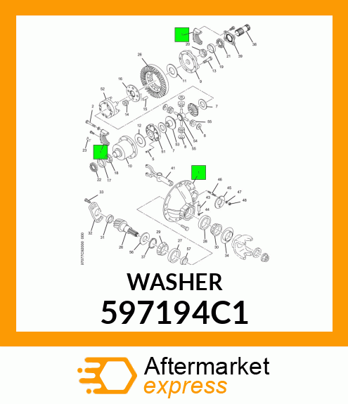 WASHER 597194C1