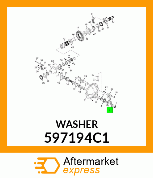 WASHER 597194C1