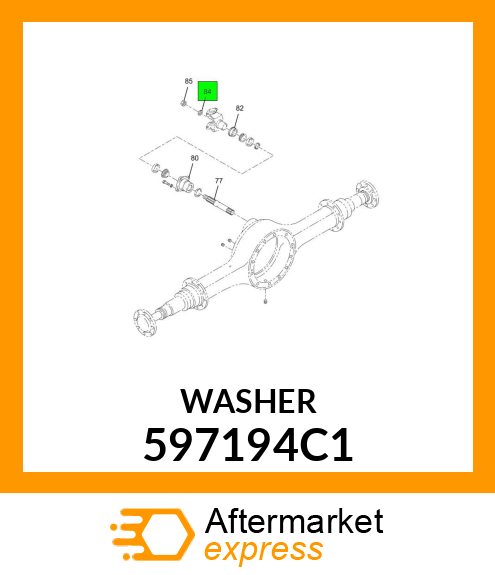 WASHER 597194C1