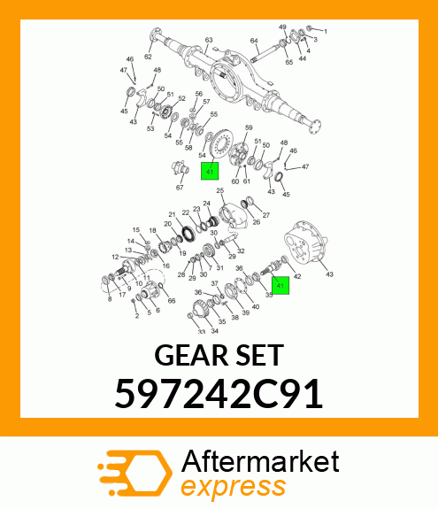 GEARSET 597242C91