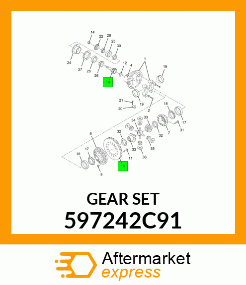 GEARSET 597242C91