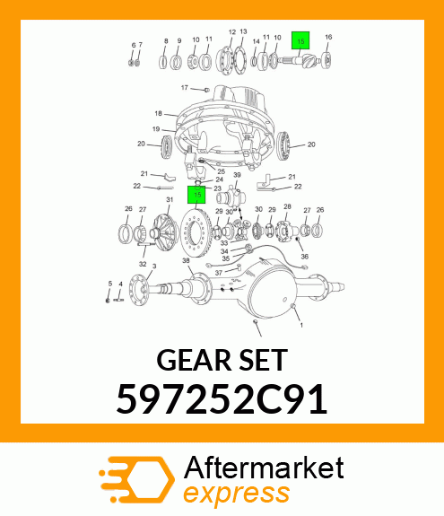 GEARSET 597252C91