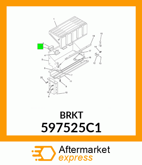 BRKT 597525C1