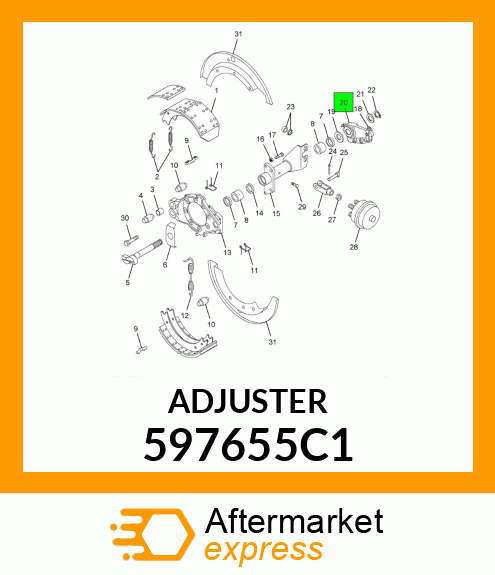 ADJUSTER 597655C1