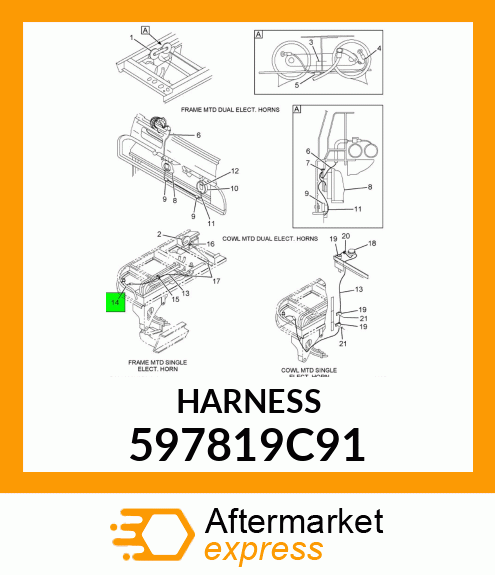 HARNESS 597819C91