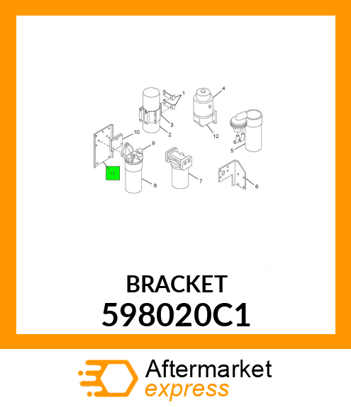 BRACKET 598020C1