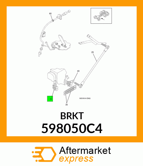 BRKT 598050C4