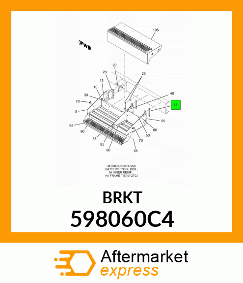 BRKT 598060C4