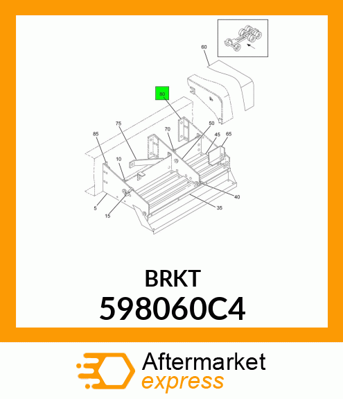 BRKT 598060C4