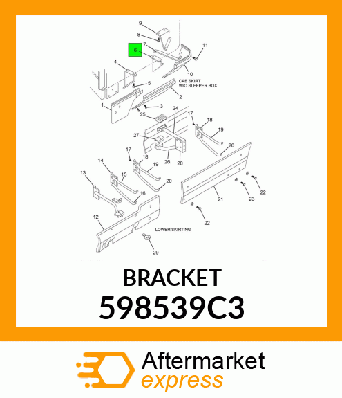 BRACKET 598539C3