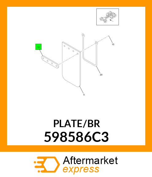 PLATE/BR 598586C3