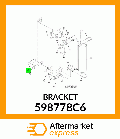 BRACKET 598778C6