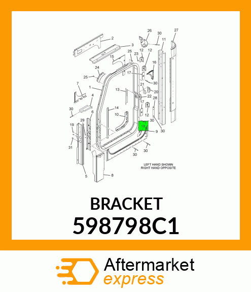 BRACKET 598798C1