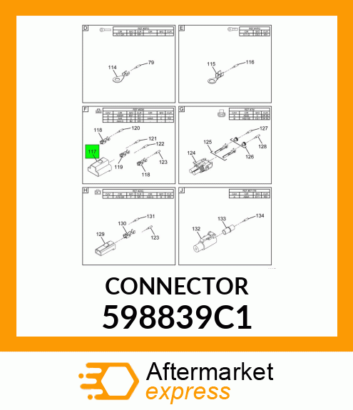 CONNECTOR 598839C1