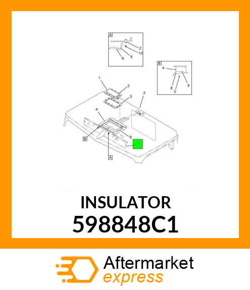 INSULATOR 598848C1