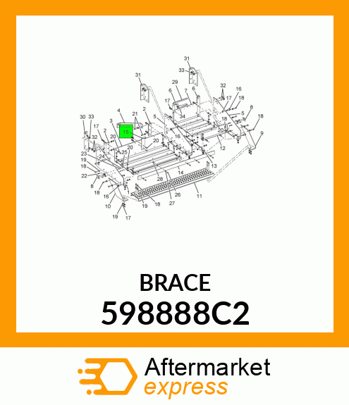 BRACE 598888C2