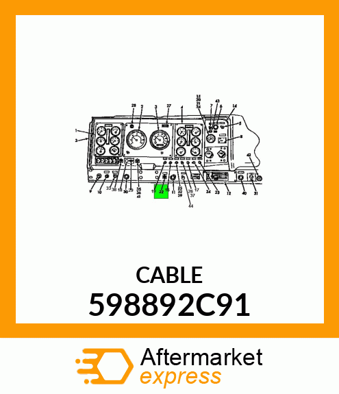CABLE 598892C91