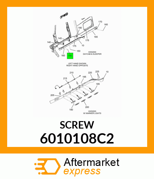 SCREW 6010108C2