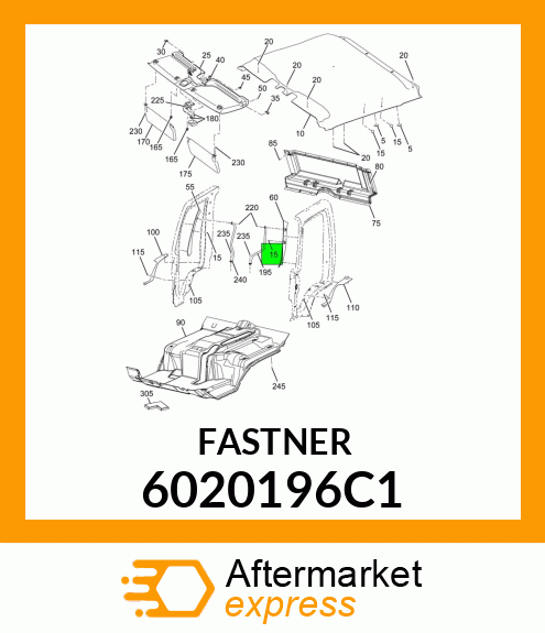 FASTNER 6020196C1