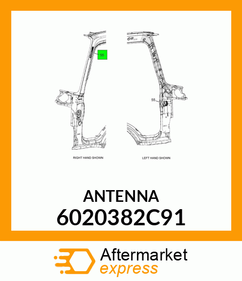 ANTENNA 6020382C91