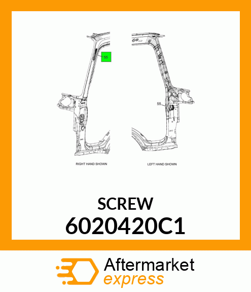 SCREW 6020420C1